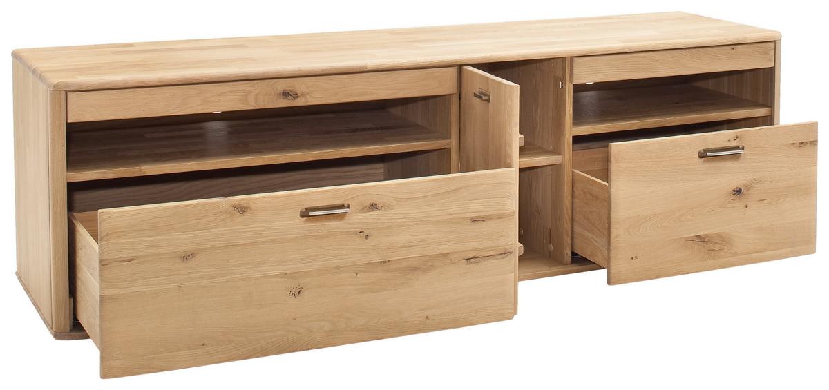 TV-Element Ravello B: 186 cm Eiche Dekor - Eichefarben, Design, Holz (186/58/50cm) - Livetastic