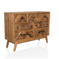 Sideboard Santjago Wood Xl Dunkelbraun B: 97 Cm - Dunkelbraun, MODERN, Holz (97/72/34cm) - MID.YOU