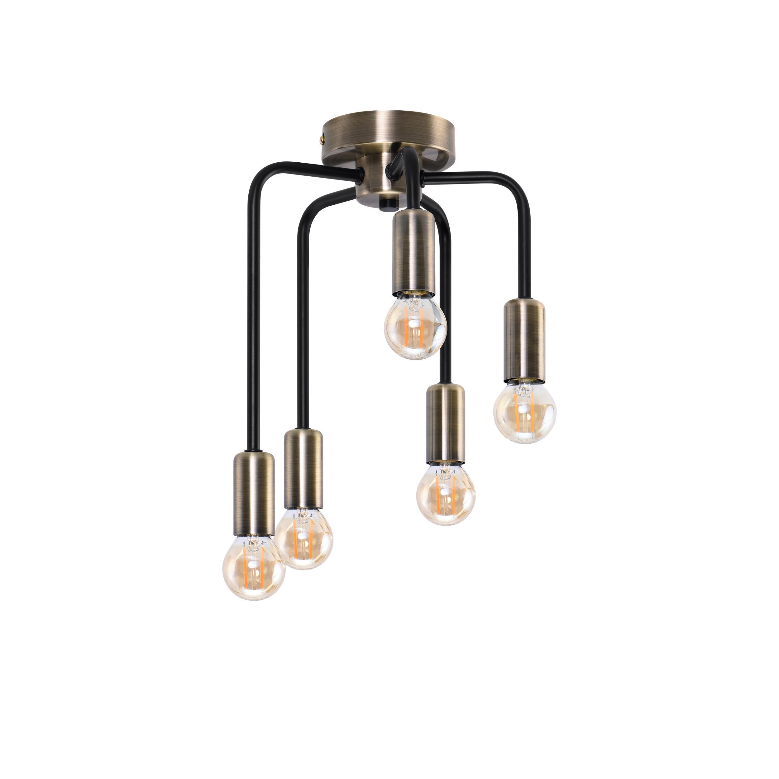 Deckenleuchte 35-01337 - Design, Metall (25.5/25.5/35cm)