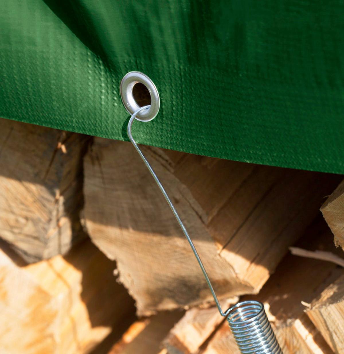 Abdeckplane Holz-Schutz-Plane - Grün, Basics, Kunststoff (150/600cm) - Windhager