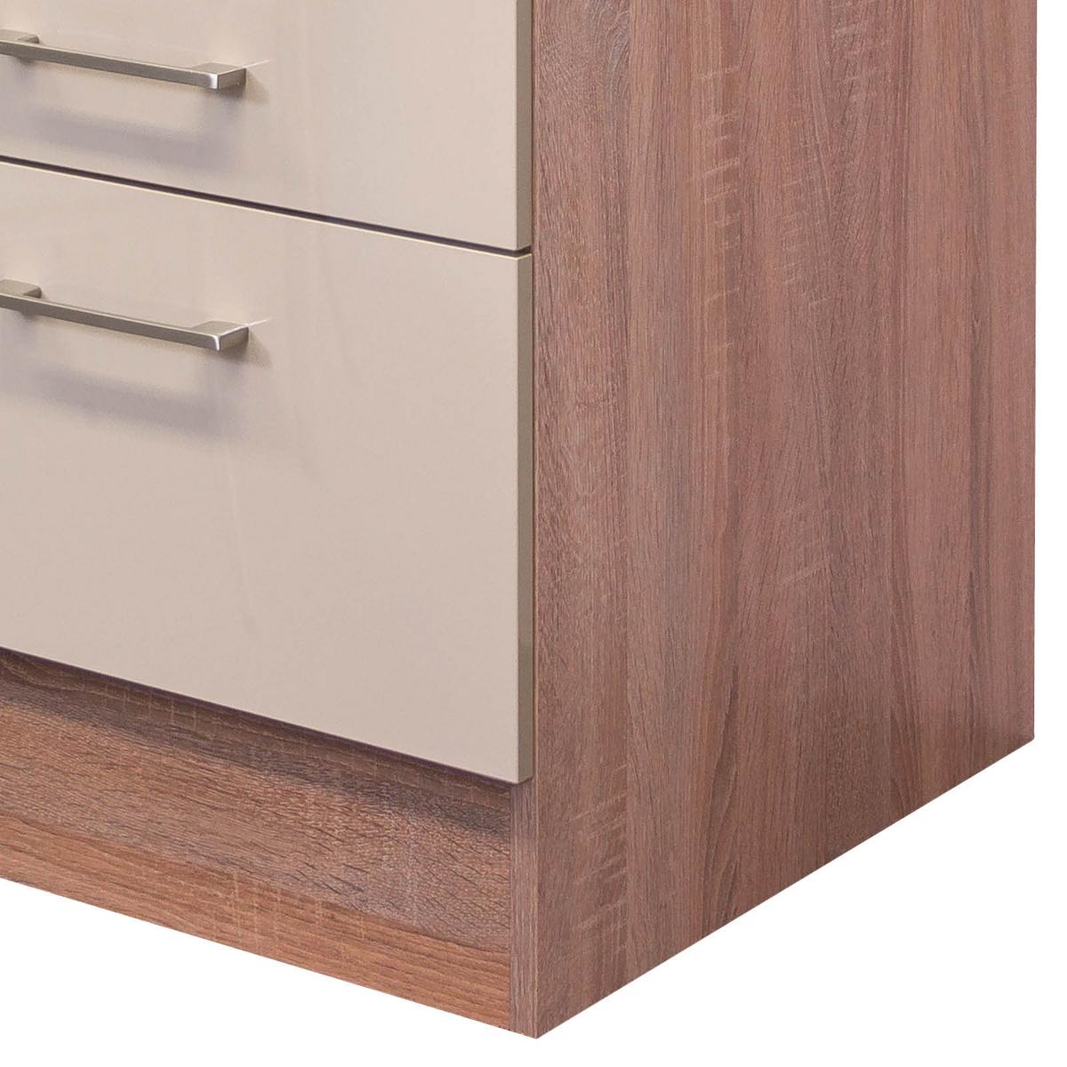Küchenunterschrank Nepal B: 50 cm Kaschmir/Eiche Dekor - Kaschmir/Sonoma Eiche, MODERN, Holzwerkstoff (50/86/60cm) - FlexWell