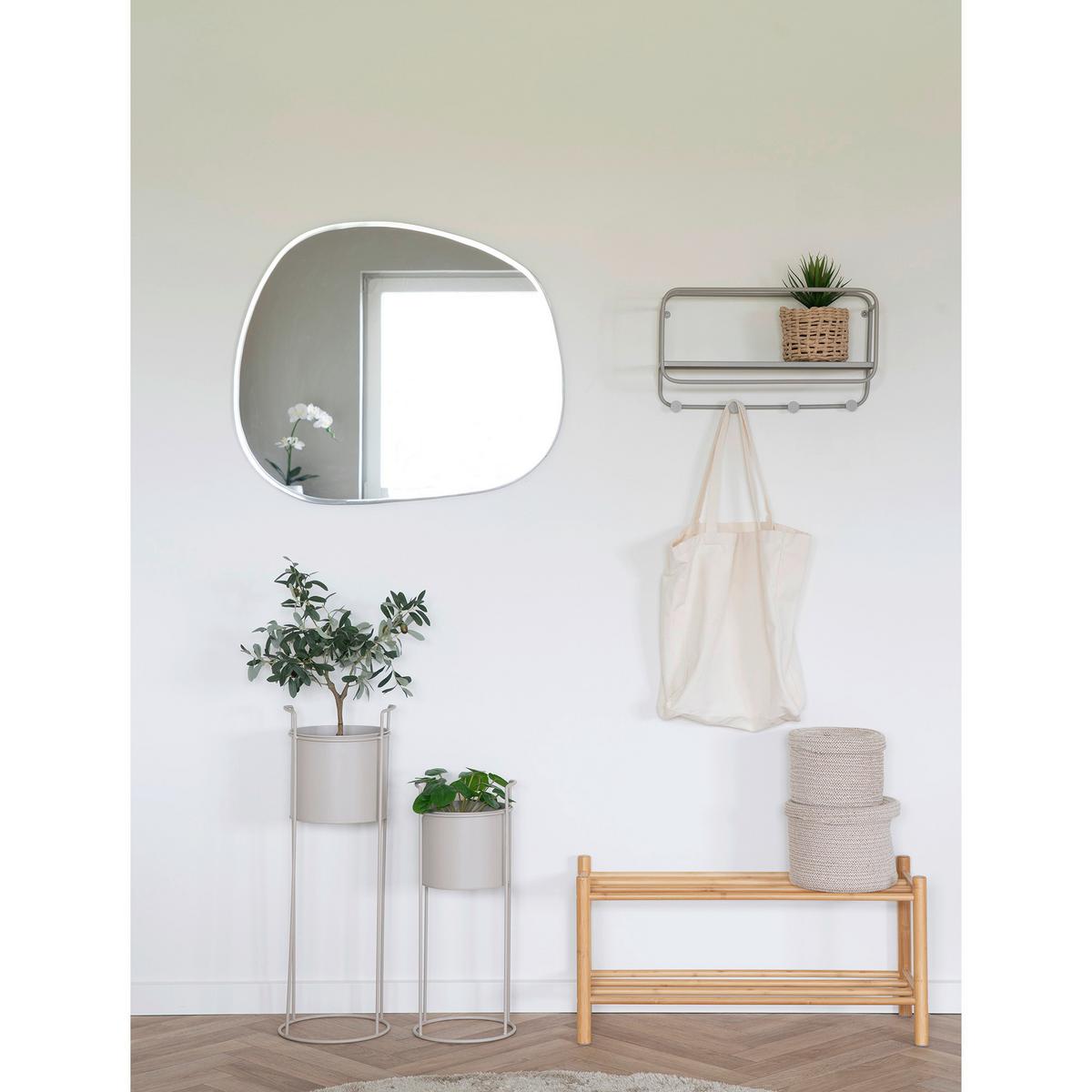 Schuhregal Manaus Naturfarben B: 70 cm - Naturfarben, Design, Holz (70/33/27cm) - MID.YOU