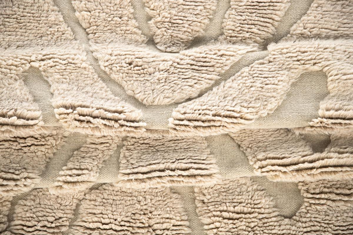 Hochflorteppich Trondheim - Beige/Weiß, LIFESTYLE, Textil (170/240cm) - P & B