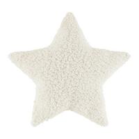 Dekorační polštář Star, 43/40/8cm, bílá - přírodní barvy, Konvenční, textil (43/40/8cm) - Modern Living