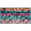 Strandtuch Bali - Koralle/Petrol, KONVENTIONELL, Textil (75/150cm) - Ondega