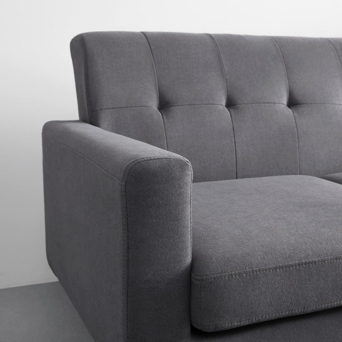 Sedací souprava TAMARA šedá - šedá/tmavě šedá, Moderní, dřevo/textil (196/82/143cm) - Bessagi Home