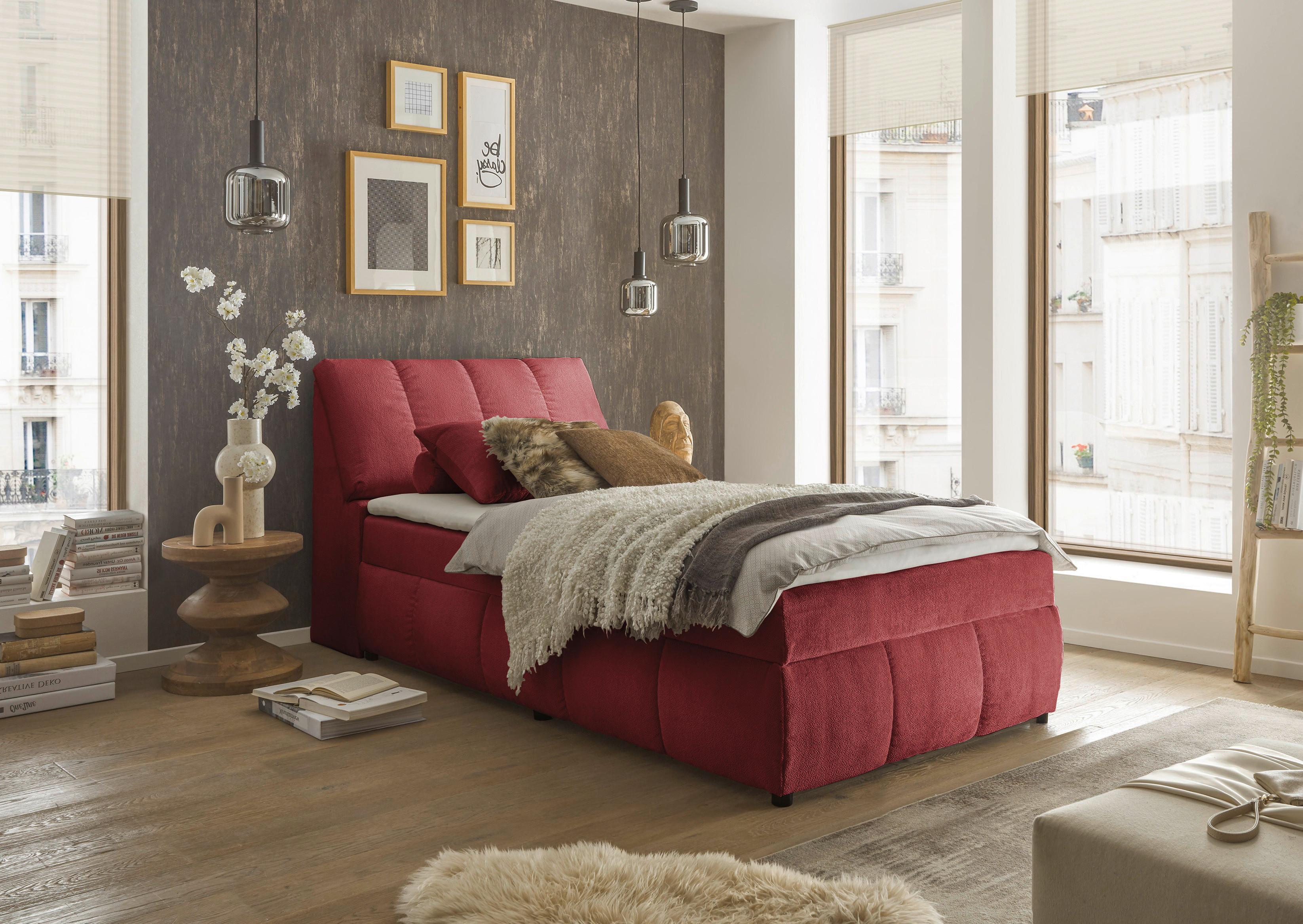 Boxbett mit Topper+Bettkasten 120x200 cm Valencia
