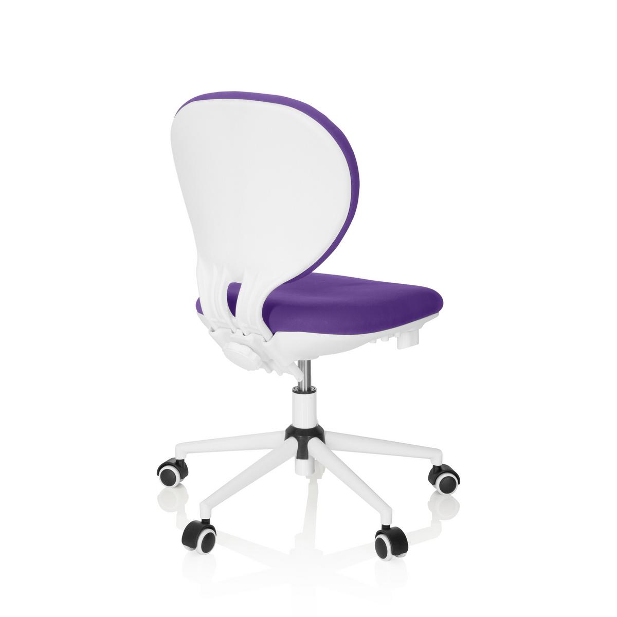 Jugenddrehstuhl Kid Vivo Stoff Lila - Lila, Basics, Kunststoff (43/82-95/56cm) - MID.YOU