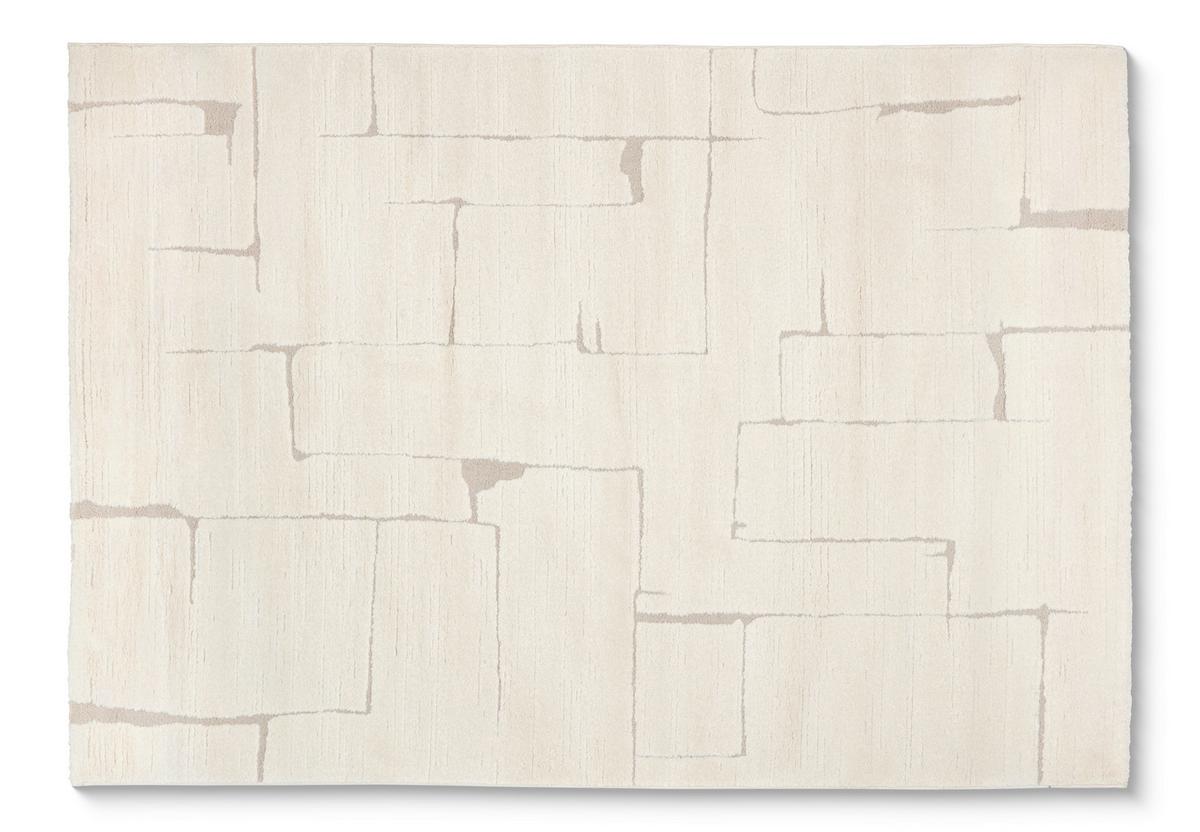 Szőtt Szőnyeg Kb. 160/230cm - krémszínű, Modern, textil (160/230cm) - Luca Bessoni