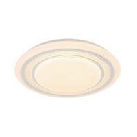 STROPNÍ LED SVÍTIDLO GIESBERT - bílá/barvy chromu, Moderní, kov/plast (55/8cm) - Premium Living