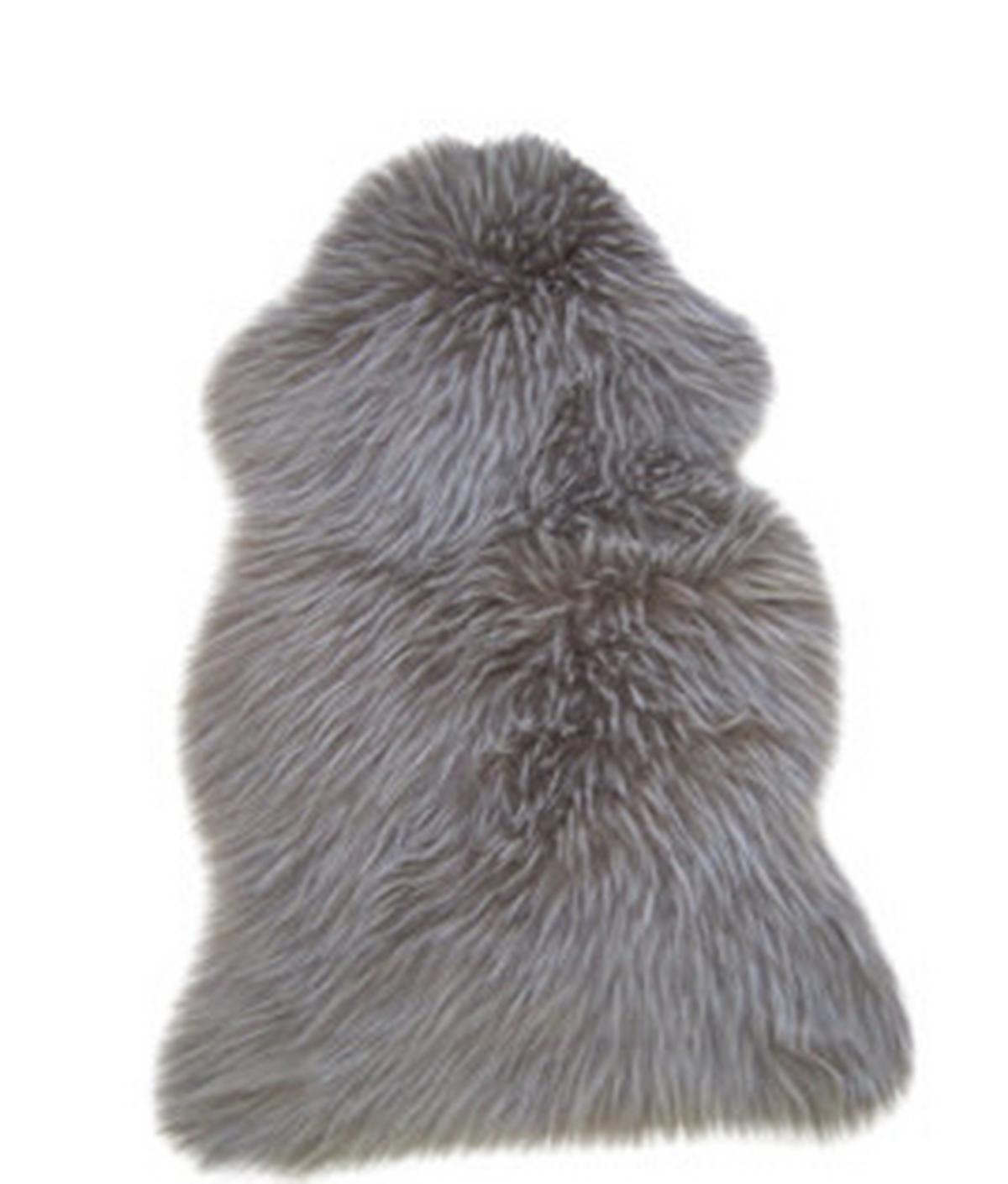 Kunstfell Taupe. Polyester - Taupe, ROMANTIK / LANDHAUS, Textil (90/60cm) - James Wood