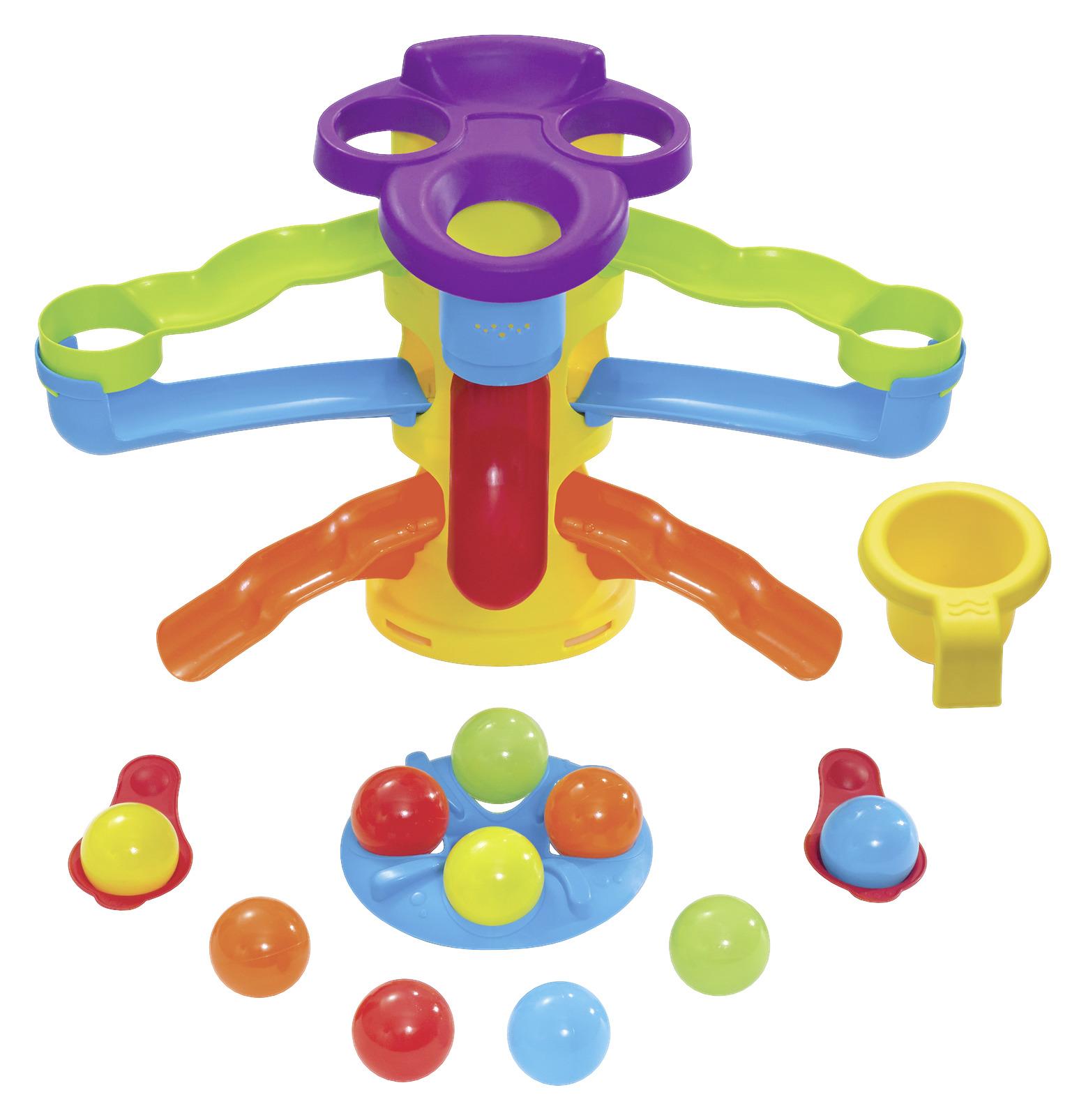 Sand- und Wassertisch Busy Ball DxH 80x,70,8 cm Bunt - Multicolor, MODERN, Kunststoff (80/70,8/80cm) - Ambia Garden