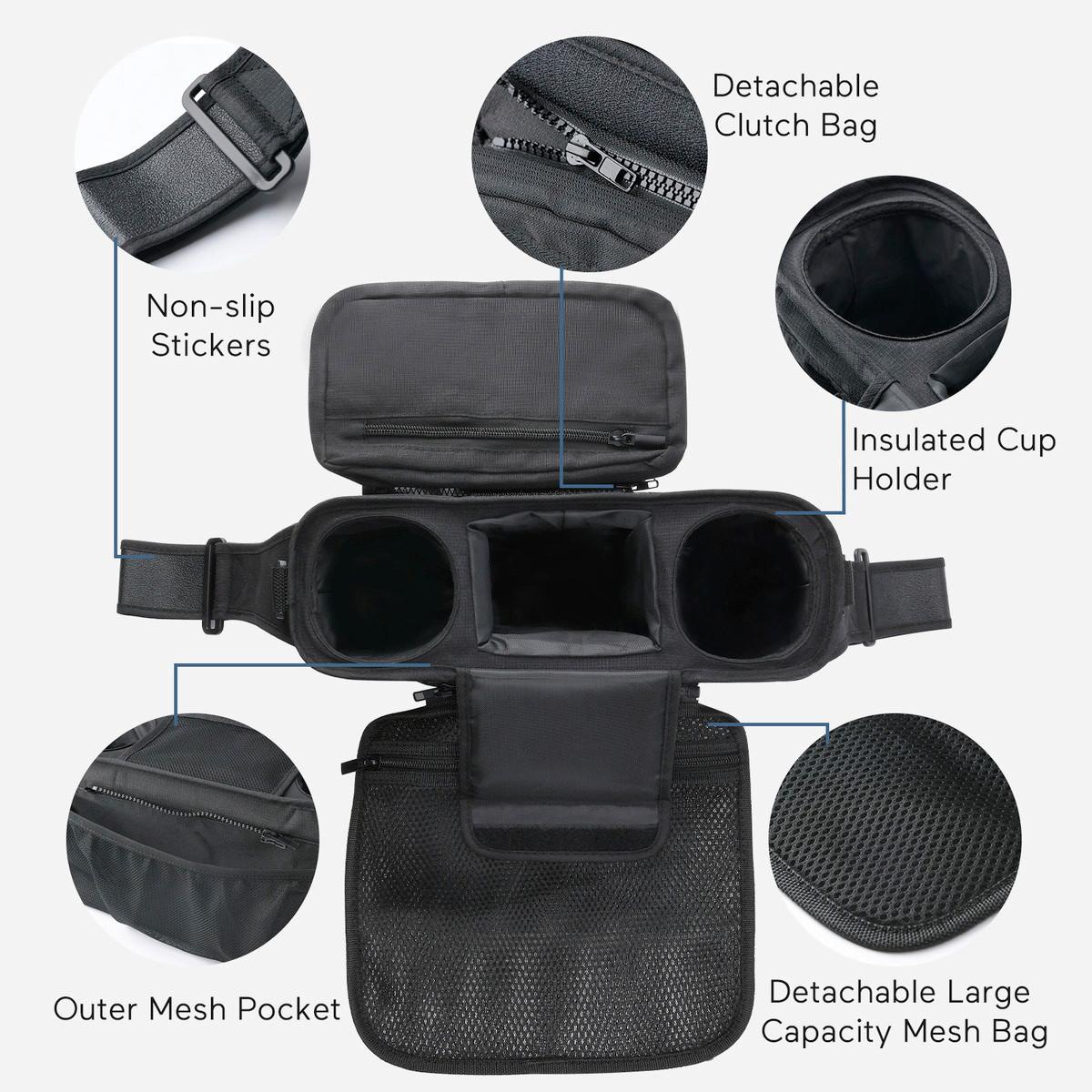 Buggy Organizer schwarz - Schwarz, Basics, Textil (13/34/6,5cm) - Momcozy