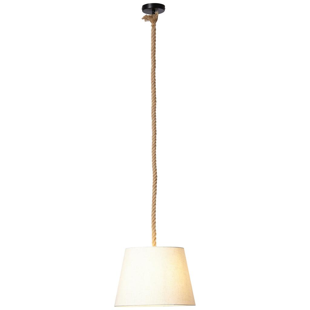 Hängeleuchte Sailor H: 130 cm 1-Flammig, Seil-Aufhängung