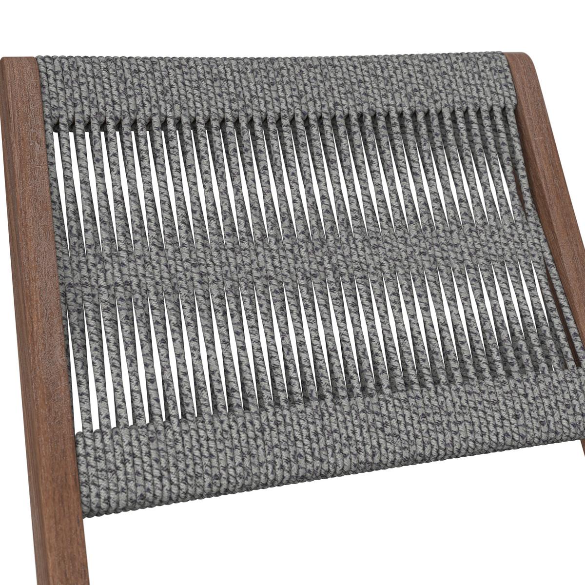 SADA NA BALKON EFFIE - barvy akácie, Moderní, dřevo/plast (60/76/60cm) - Bessagi Garden