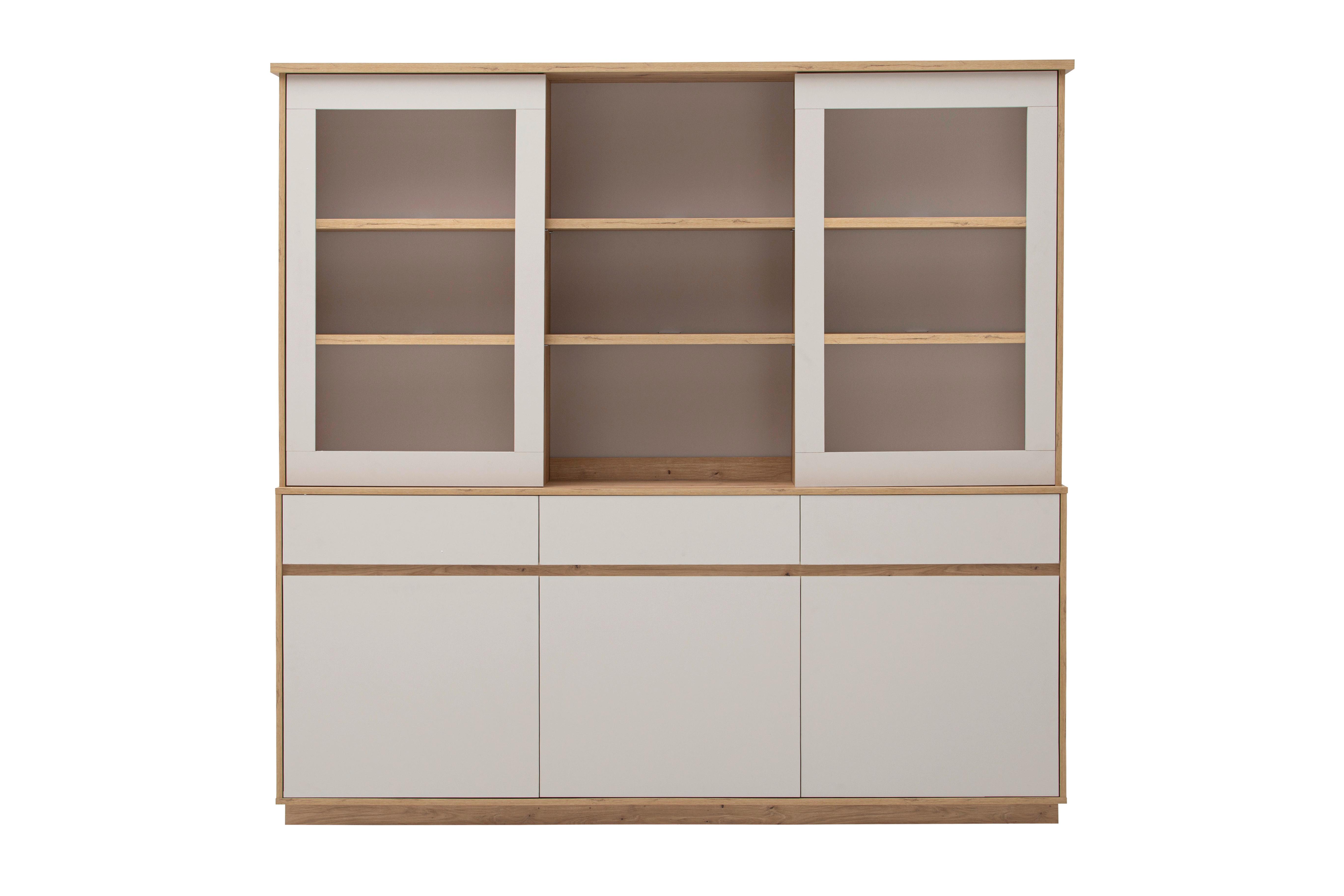 Buffet Sonora Kashmir/Eiche B: 202cm - Kaschmir/Eiche Artisan, Design, Holzwerkstoff (202/199/40cm) - MID.YOU
