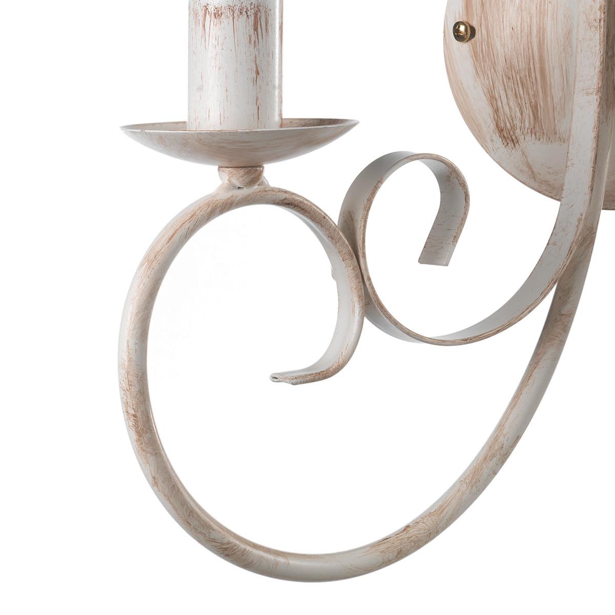 Wandleuchte 4885/Ap2 - Weiß, KONVENTIONELL, Metall (35/38cm)