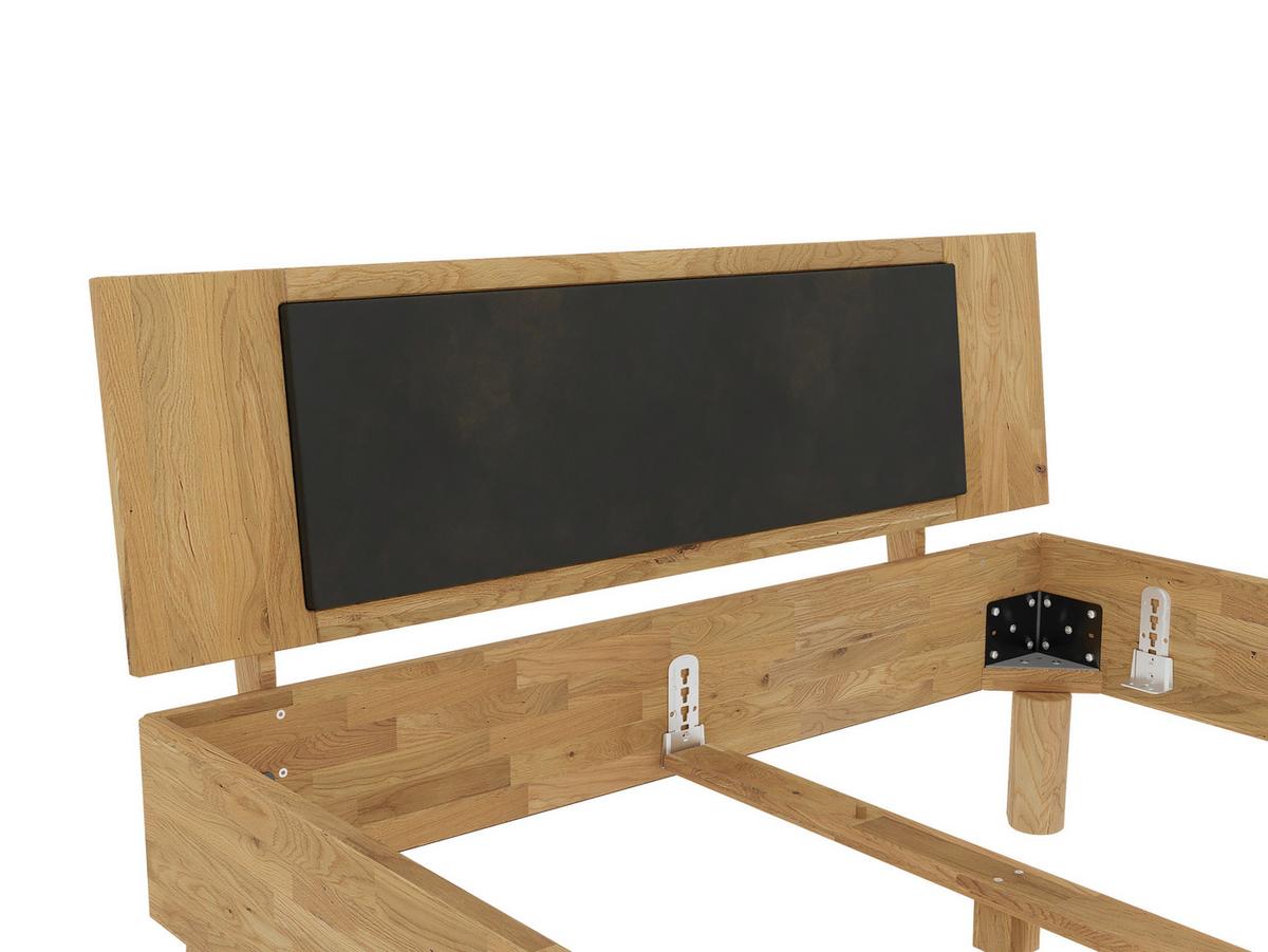 Bett Como Naturfarben /wildeiche 140x200cm - Wildeiche/Naturfarben, MODERN, Holz (140/200cm) - MID.YOU