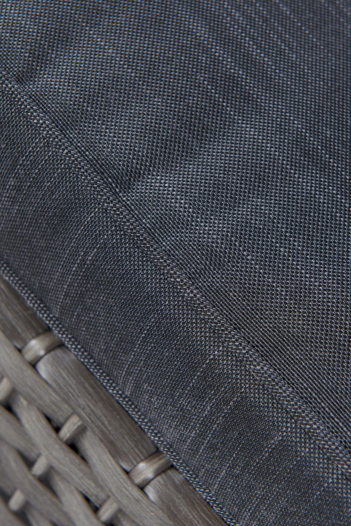 Loungegarnitur 4-tlg. Lisabon Aus Kunststoff Mit Kissen - Braun/Grau, MODERN, Kunststoff/Textil - Luca Bessoni