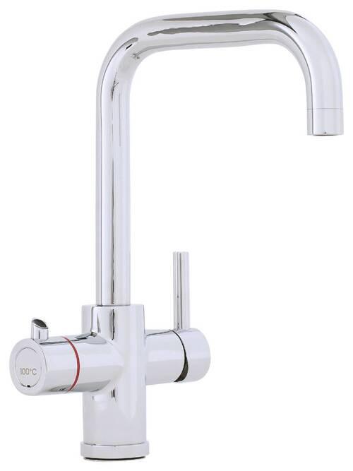 Küchenarmatur Thermoflow100 - Weiß, Trend, Kunststoff/Metall (21/45,3/21cm)