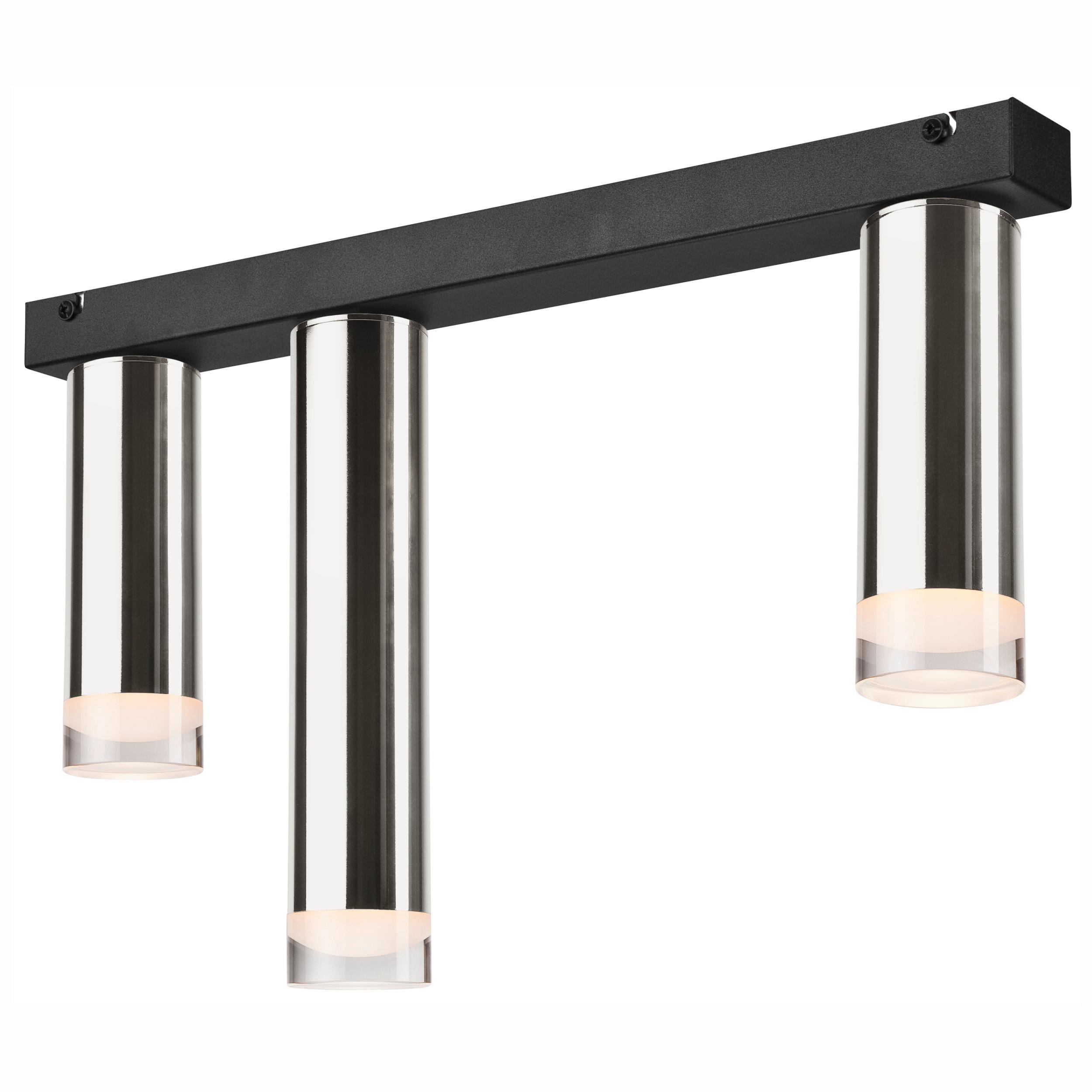 Deckenleuchte 39718 Diego Chrome - Chromfarben, Design, Metall (50/50/31.5cm)