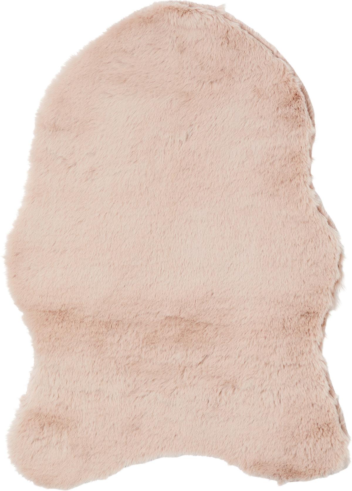 UMĚLÁ KOŽEŠINA Moia, 40/57cm - šedá/růžová, Lifestyle, textil (40/57cm) - Mömax