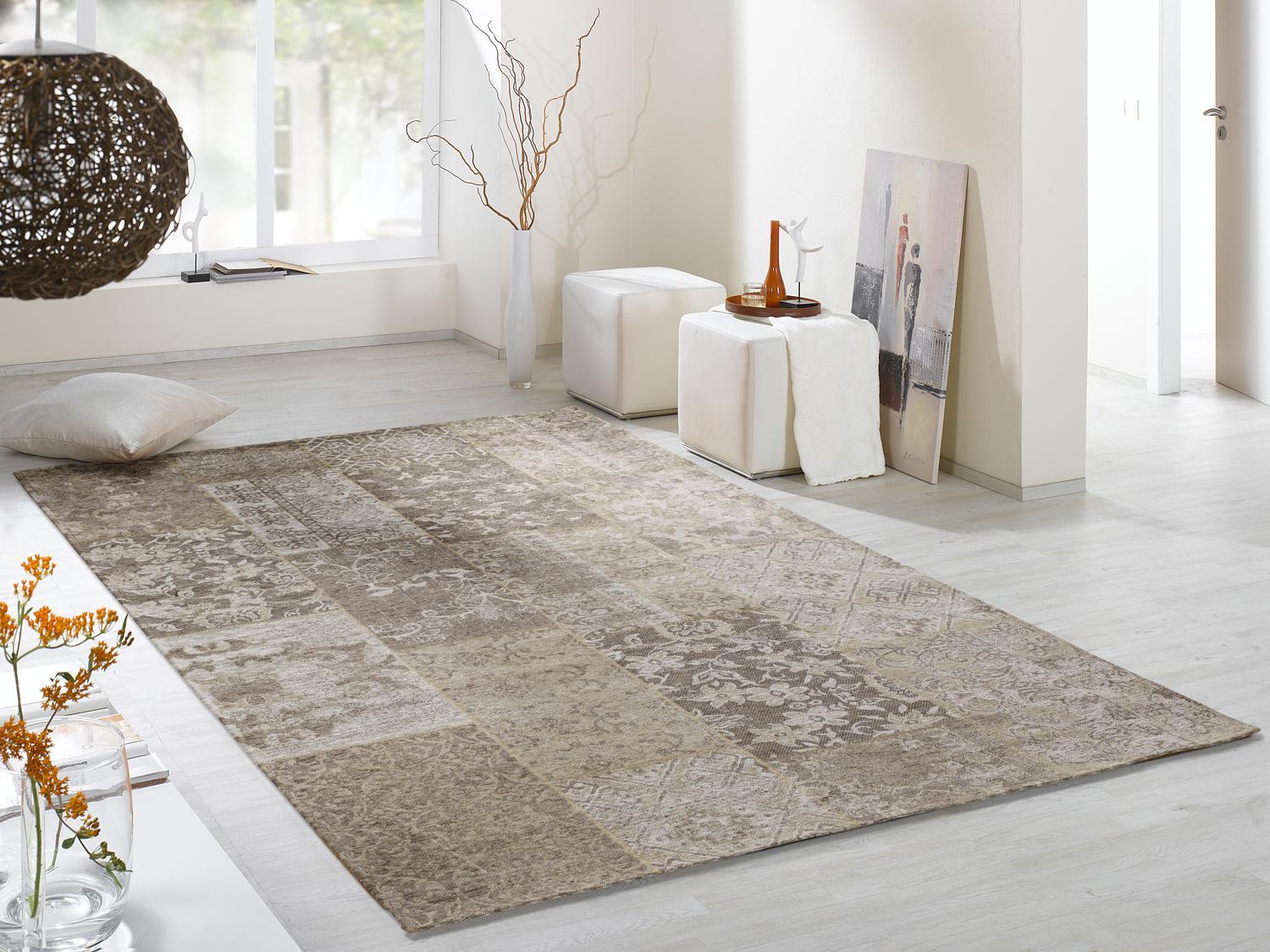 Flachwebteppich Alanis Allover Naturfarben 40x60 cm - Naturfarben, Basics, Textil (40/60cm) - Novel