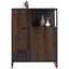 Komoda Highboard Steel - farby dubu/hnedá, Štýlový, kov/kompozitné drevo (88/119/40cm) - Modern Living Komoda Highboard Steel - farby dubu/hnedá, Štýlový, kov/kompozitné drevo (88/119/40cm) - Modern Living