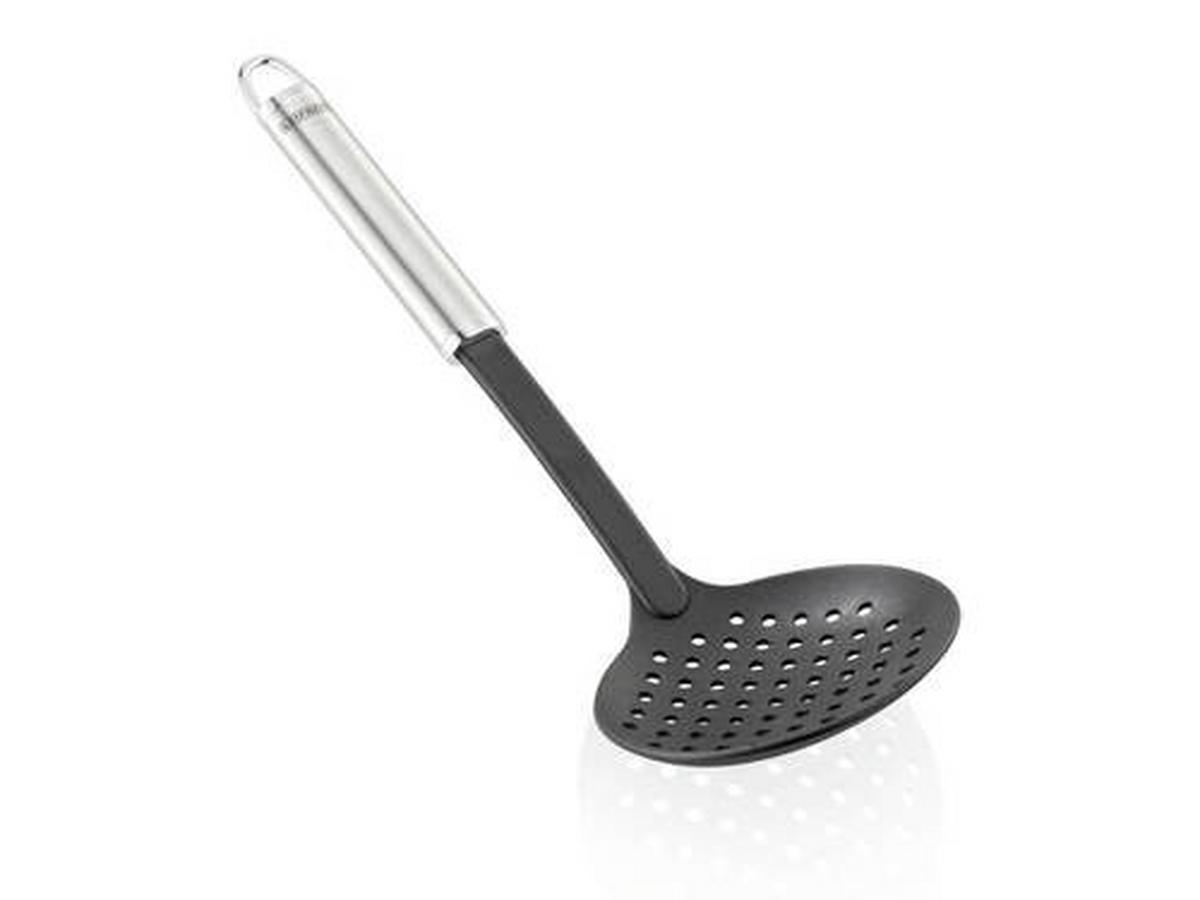 Schöpflöffel Caitlin - Edelstahlfarben/Schwarz, KONVENTIONELL, Kunststoff/Metall (31,5/11/7,5cm) - Leifheit