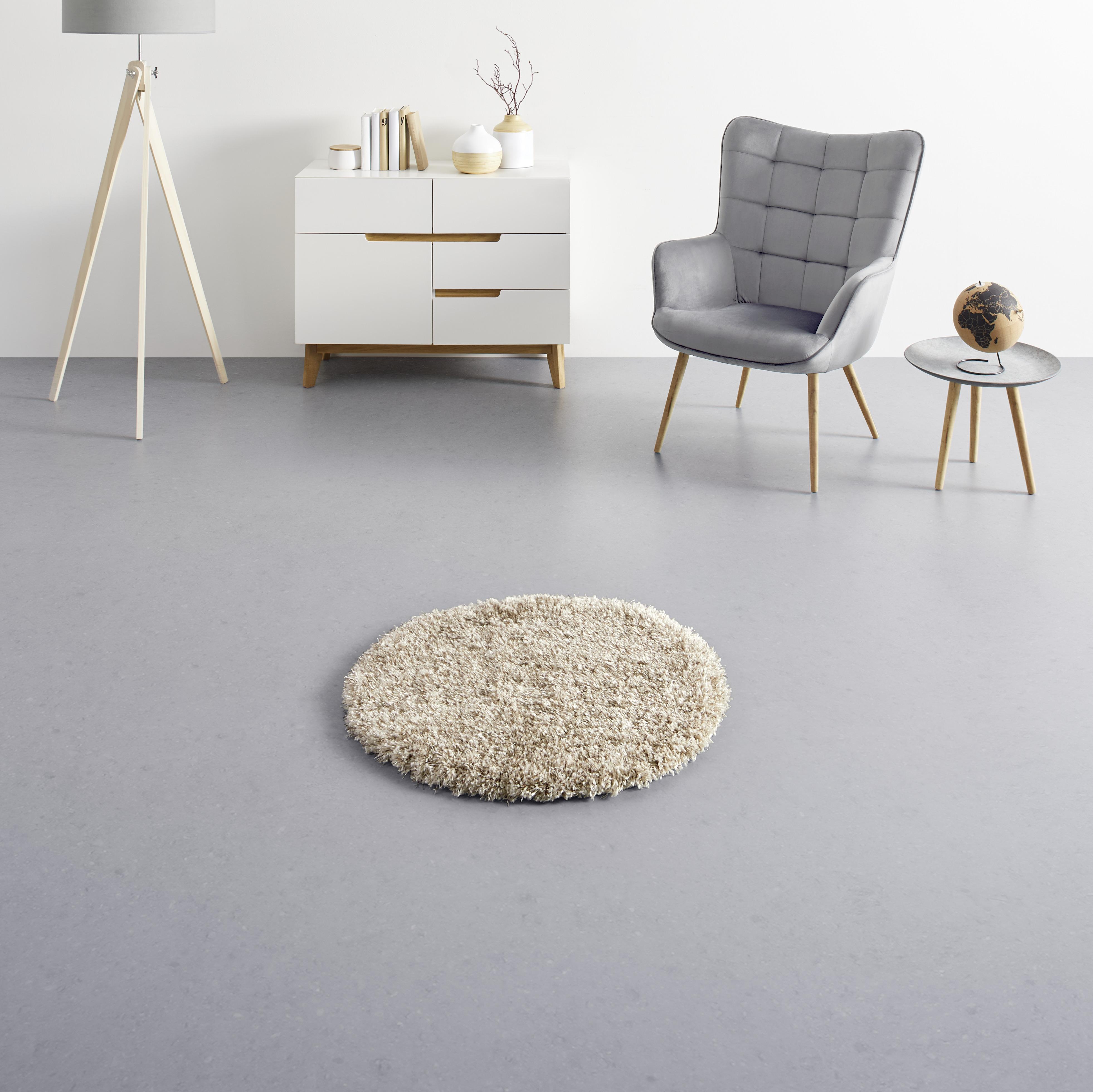 Koberec S Vysokým Vlasom Lambada 1, 67cm, Prírodná - prírodné farby, textil (67cm) - Based