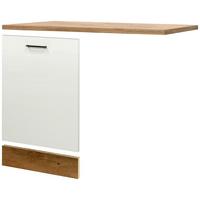 Geschirrspülerblende Avila Eichefarben/magnolie B: 110 Cm - Eichefarben/Magnolie, KONVENTIONELL, Holzwerkstoff (110/85/60cm) - FlexWell