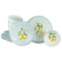 Tafelservice Lemoncello 12--Teilig., Multicolor - Multicolor, Basics, Keramik - Creatable