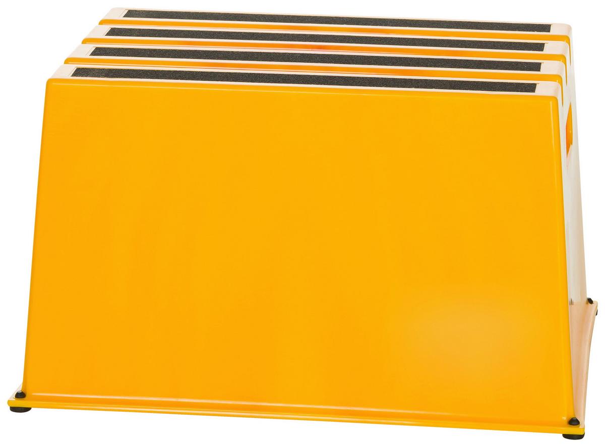 Tritthocker Tio-E1 - Gelb, Basics, Kunststoff (52,5/31/37,5cm) - MID.YOU