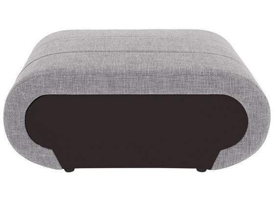 Taburet Carisma - světle šedá/hnědá, Moderní, textil (100/42/66cm) - Ombra Taburet Carisma - světle šedá/hnědá, Moderní, textil (100/42/66cm) - Ombra