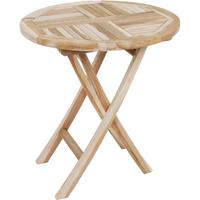 Gartenklapptisch Java - Naturfarben, Basics, Holz (70/70/75cm) - Gardenson