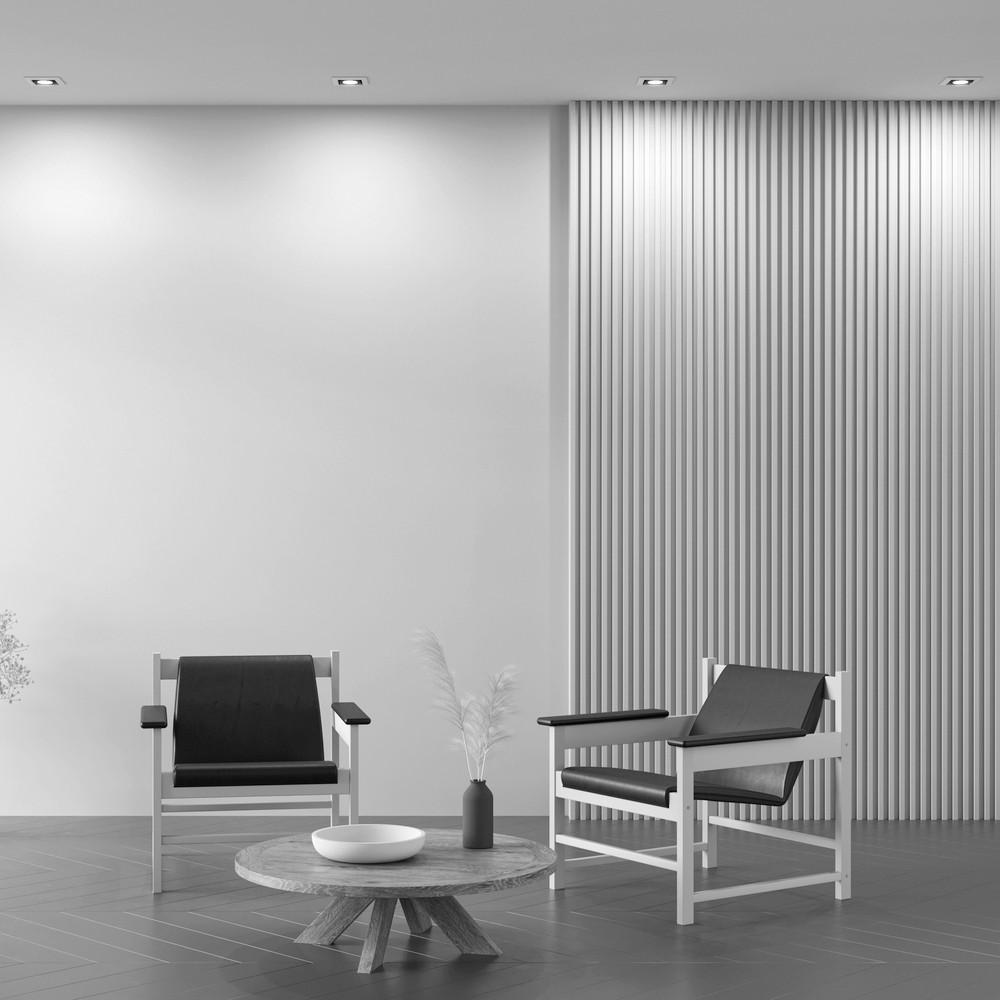 Deckenleuchte Metal Modern - Weiß, MODERN, Metall (12,6/12,6/7,2cm) - MAYTONI