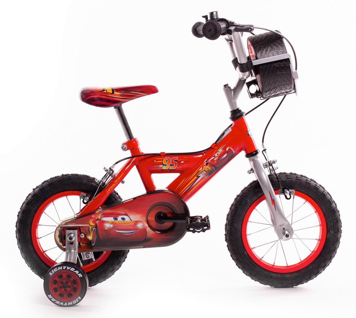 Kinderfahrrad 12 Zoll Huffy Disney Cars Inkl. Stützräder - Rot, Basics, Kunststoff/Metall (54/85/74cm)
