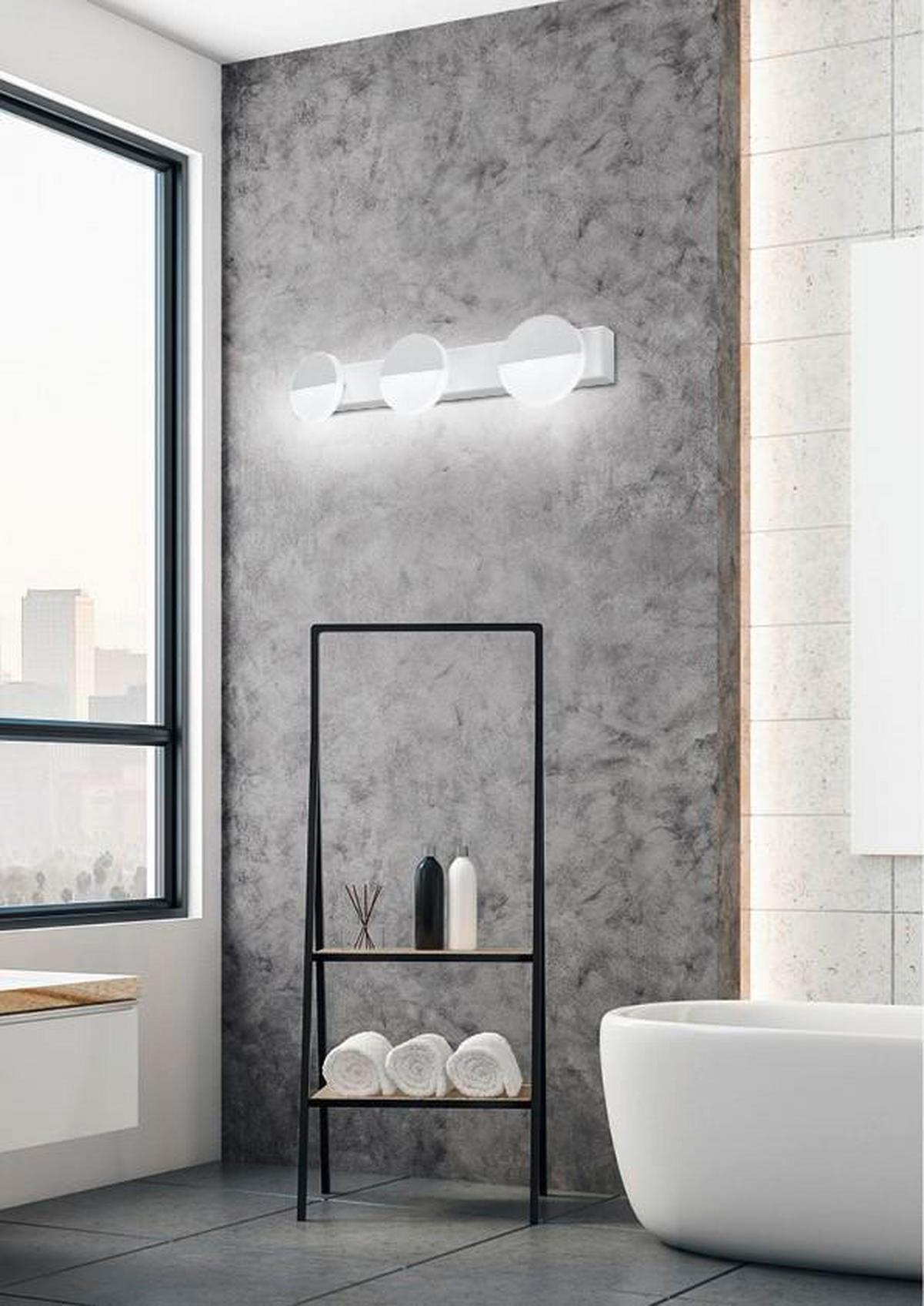 Wandleuchte 23-72818 Sing - Weiß, Design, Metall (13/49/13cm)