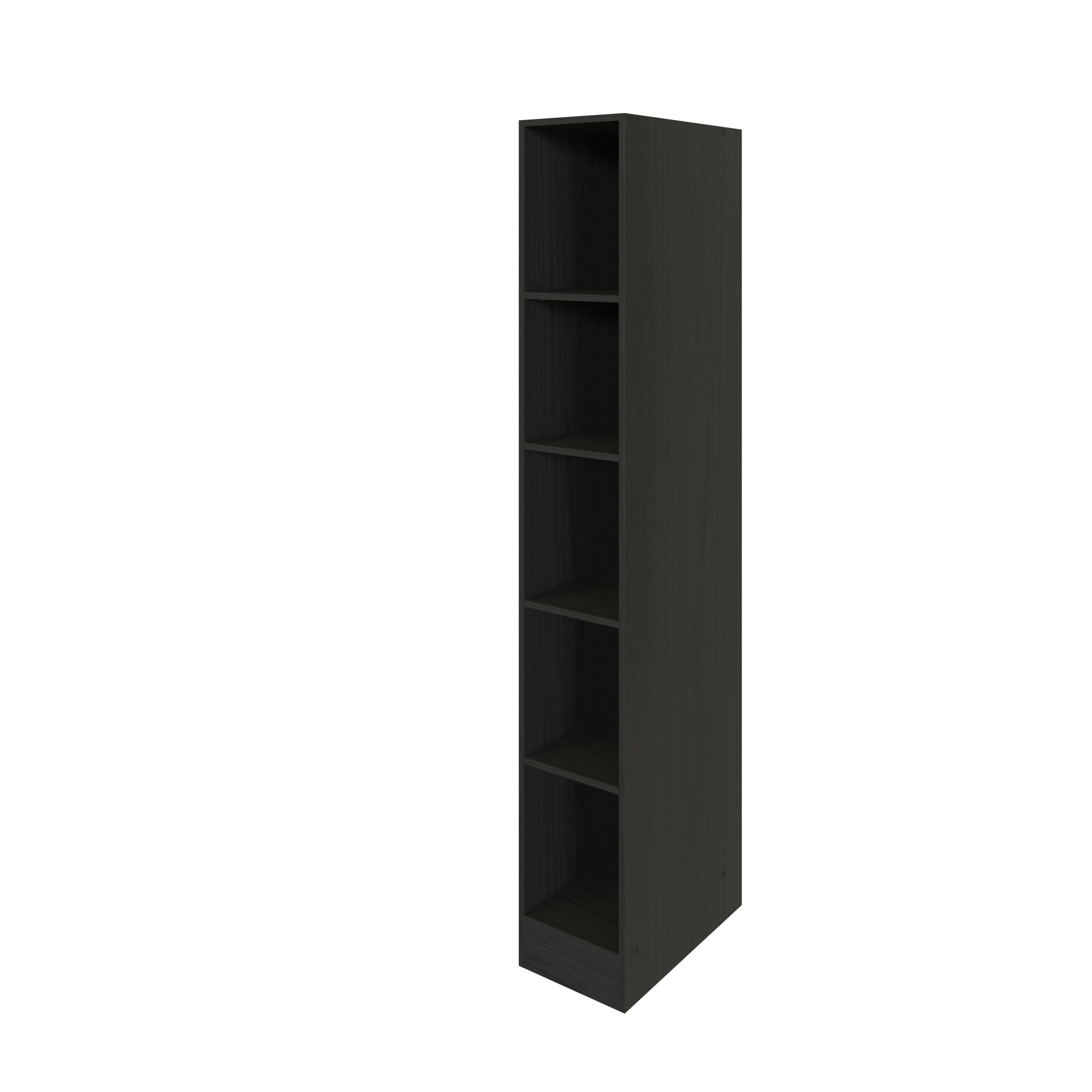 Regal Offen mit 4 Einlegeböden 30 cm Anthrazit - Anthrazit, MODERN, Holzwerkstoff (30/200/60cm) - Held