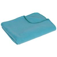 Fleecedecke Tina Türkis 130x160 Cm - Türkis, KONVENTIONELL, Textil (130/160cm) - Ondega