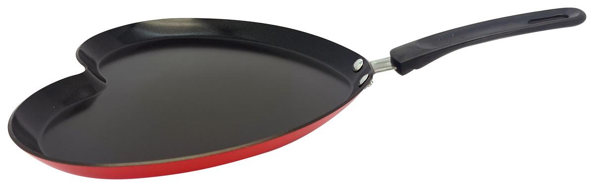 Crepespfanne Helen - Rot, MODERN, Kunststoff/Metall (28/24/2cm) - Luca Bessoni