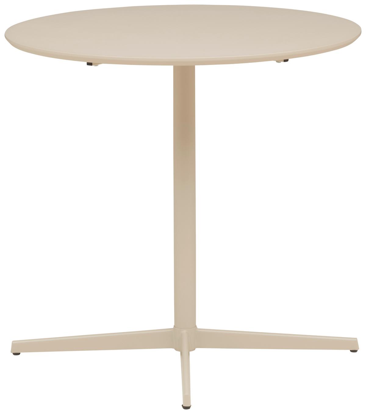 Esstisch Mahir Mdf Kashmir, B: 80 cm - Kaschmir, KONVENTIONELL, Holzwerkstoff/Metall (80/76/80cm) - P & B