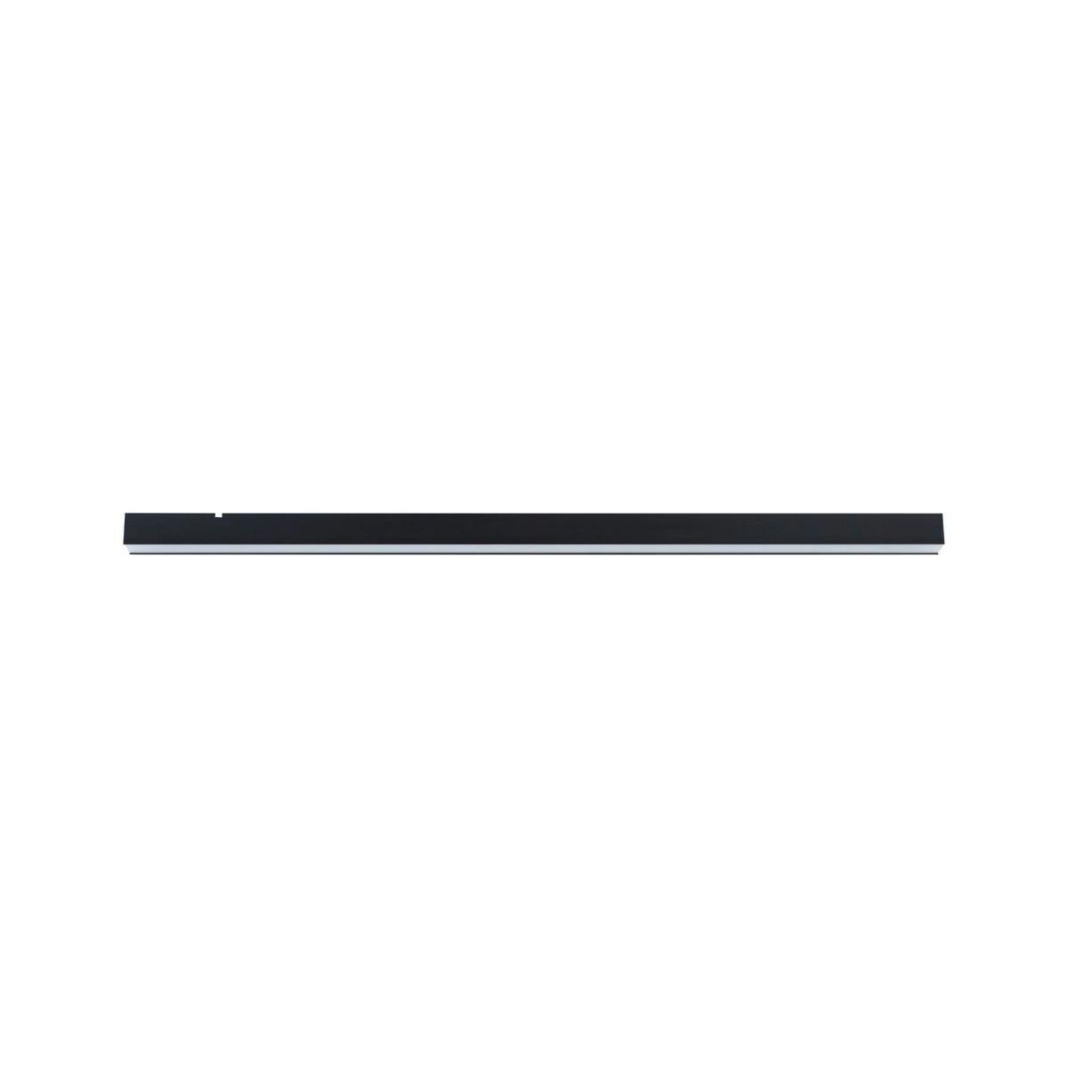 Schienensystem-einspeiser Linion Schwarz B: 4 Cm - Schwarz, Basics, Kunststoff/Metall (100/4/4cm) - Paulmann