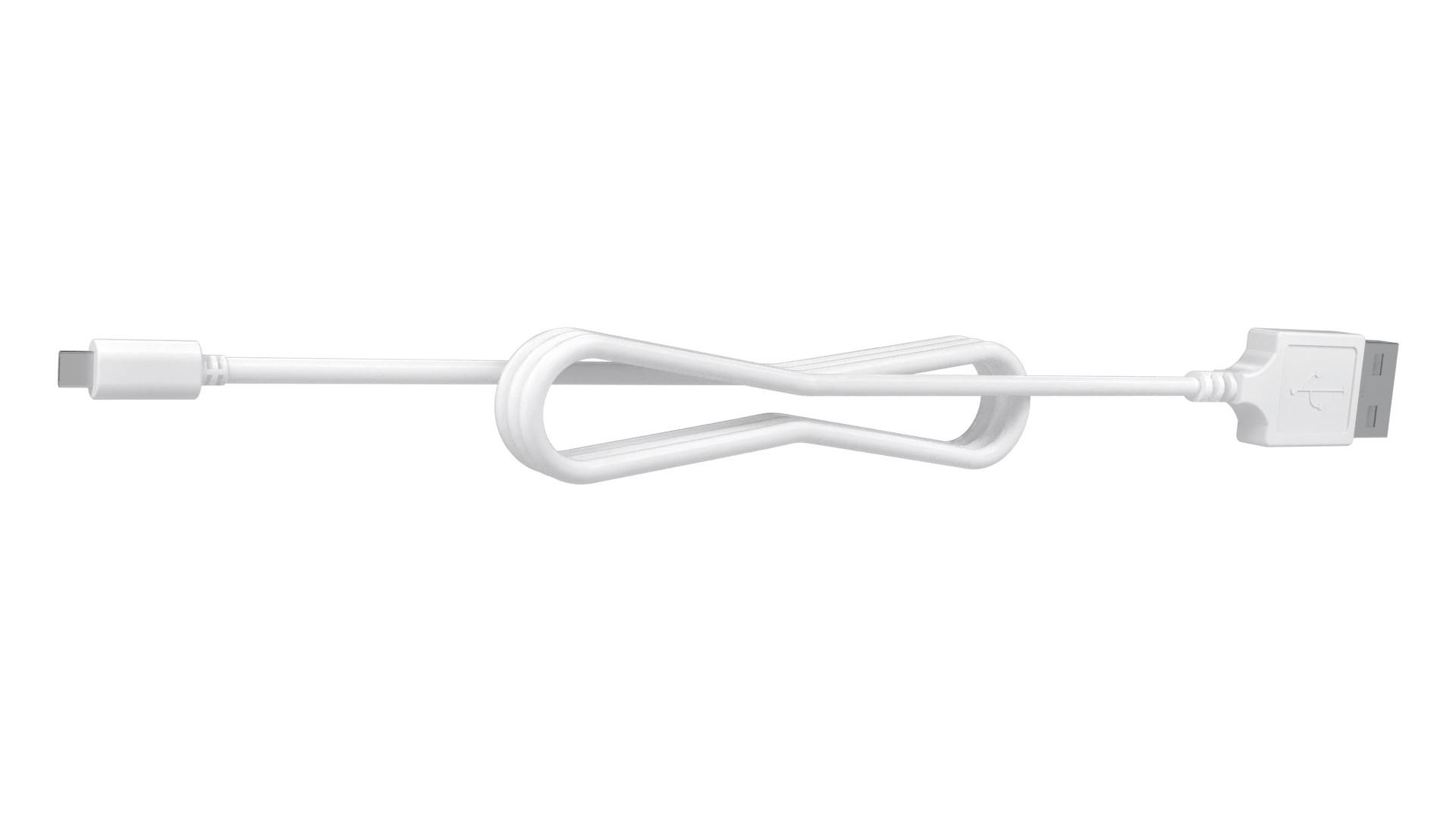 USB-C Kabel für Rollo Weiß - Weiß, Basics, Kunststoff (10/21cm)