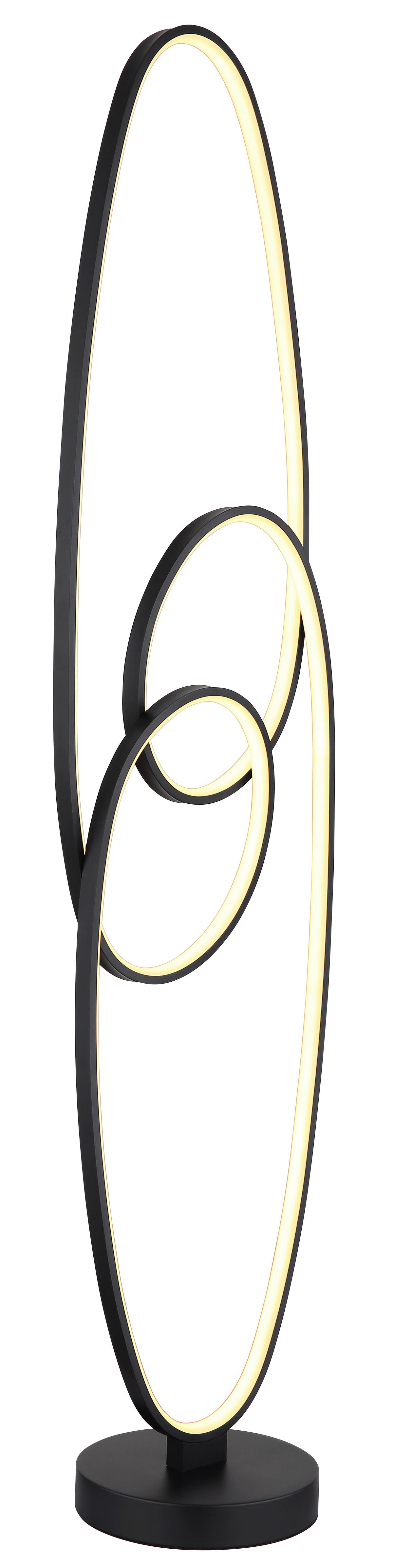 Led Állólámpa 67177-36s Spira - fekete/fehér, Design, műanyag/fém (29/20/122cm) - Globo