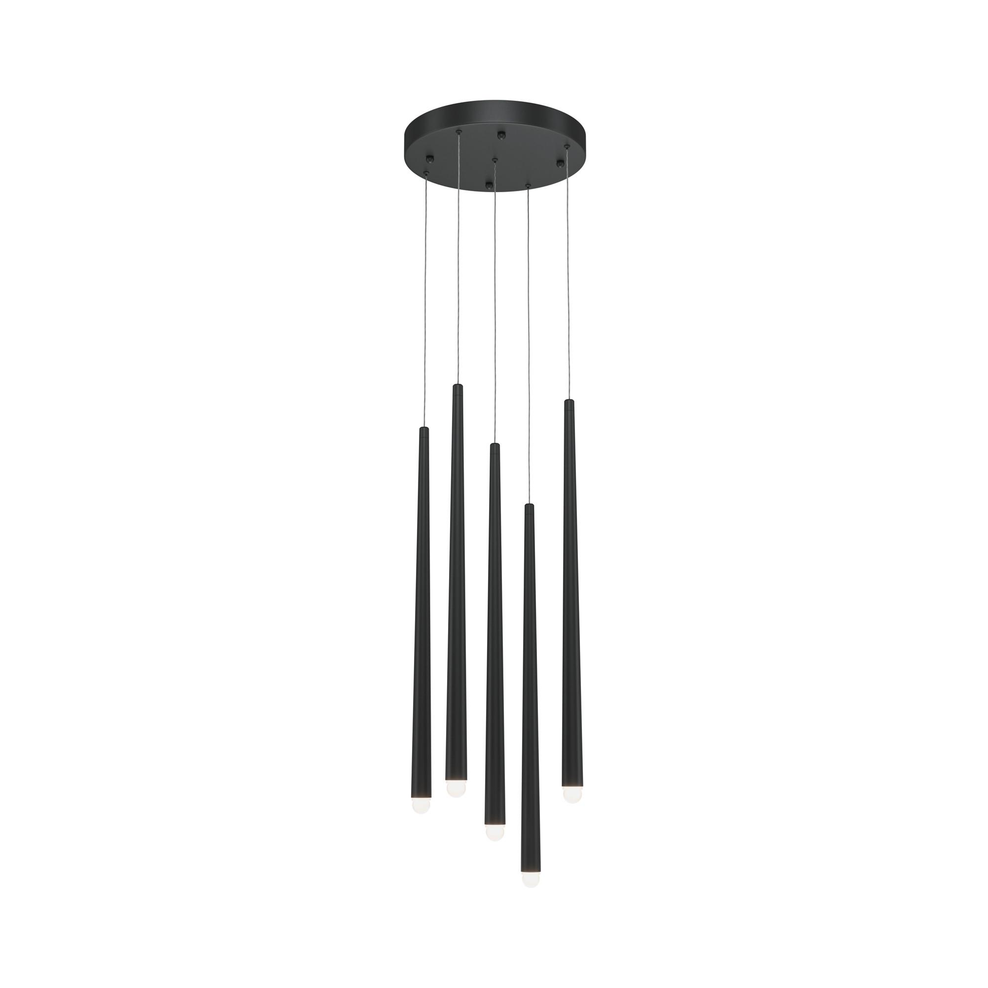 Pendelleuchte Cascade - Schwarz, Trend, Metall (32/150cm) - MAYTONI