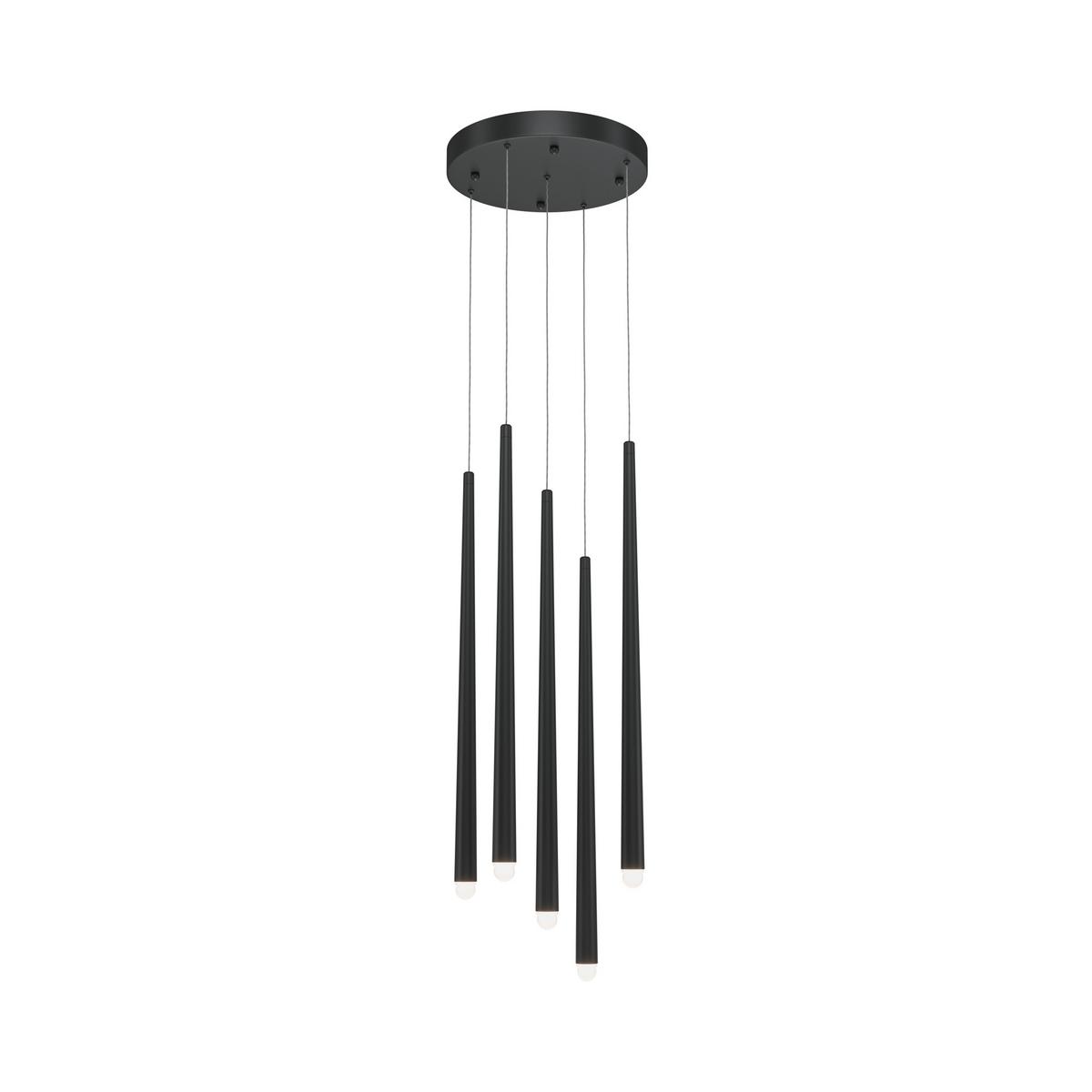 Pendelleuchte Cascade - Schwarz, Trend, Metall (32/150cm) - MAYTONI