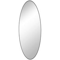 Spiegel Border I Schwarz 80x30 cm - Schwarz, Trend, Glas (80/30/0,9cm)