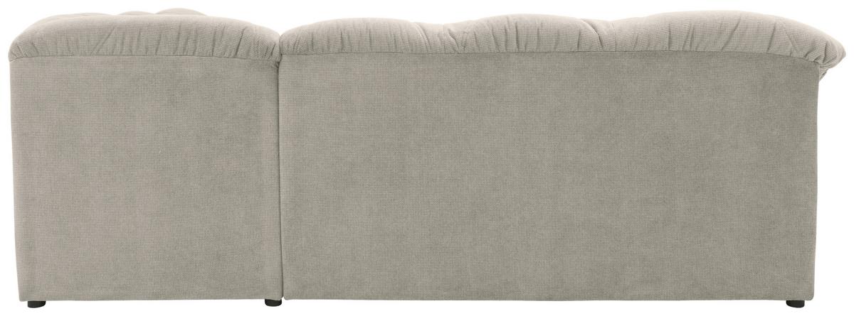 Ecksofa Papenburg Hellgrau - Hellgrau/Schwarz, KONVENTIONELL, Textil (243/192cm) - MID.YOU