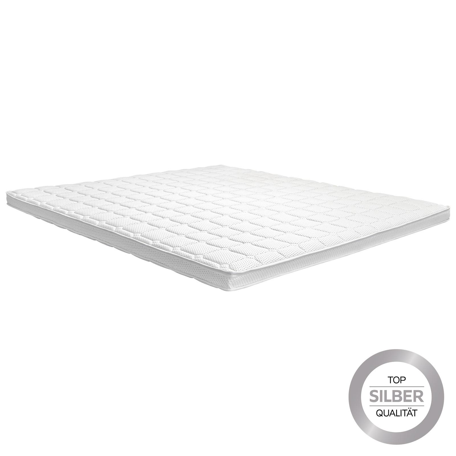 Topper 180x200 Cm Kaltschaumkern - Weiß, KONVENTIONELL, Textil (180/200cm) - Ele